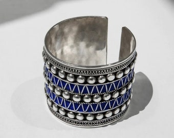 BLUE CUFF BRACELET