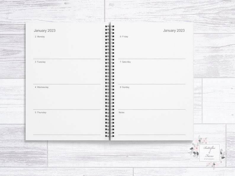 Personalised 2023 Diary 2023 Year Planner Christmas Gifts Etsy Belgi 