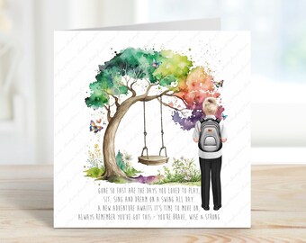 Personalised School Leavers Card: Graduation Keepsake