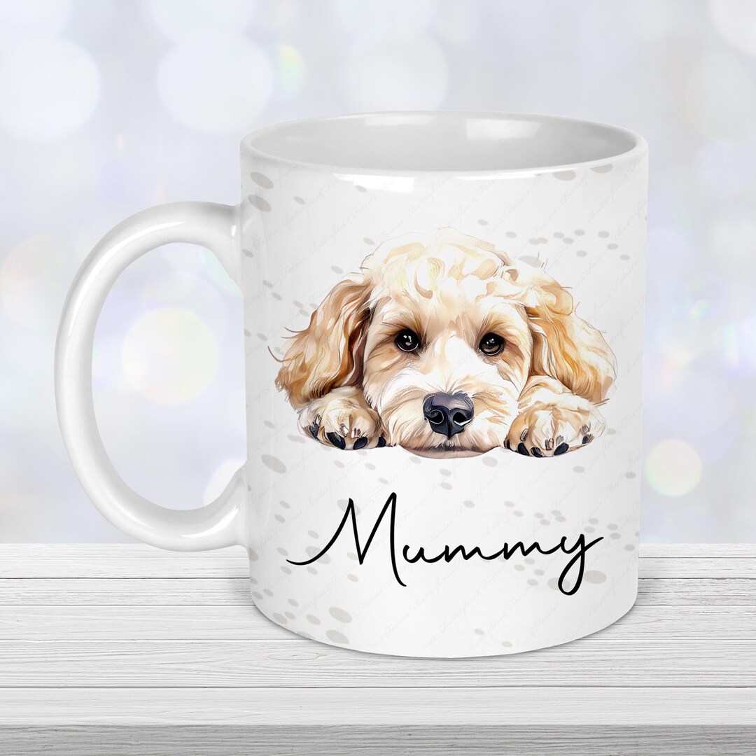 Personalised Cavapoo Mug, Mug & Coaster Gift Set, Christmas Gift ...