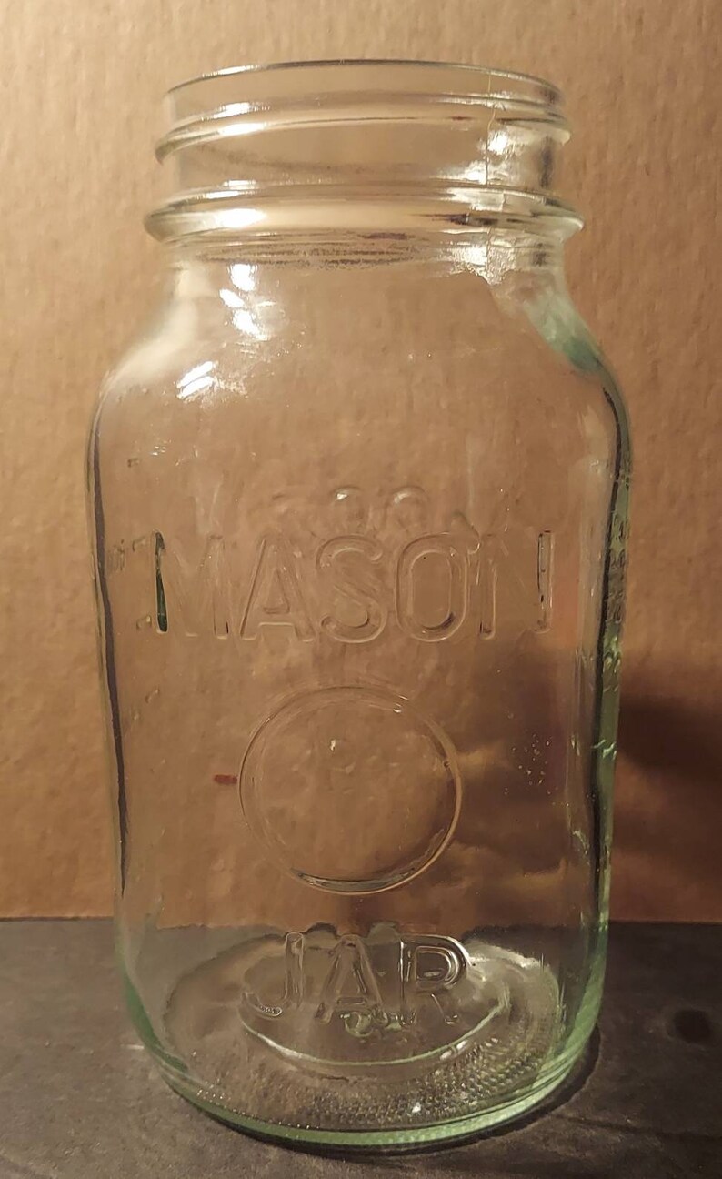 Vintage Button Magic Mason Jar Etsy