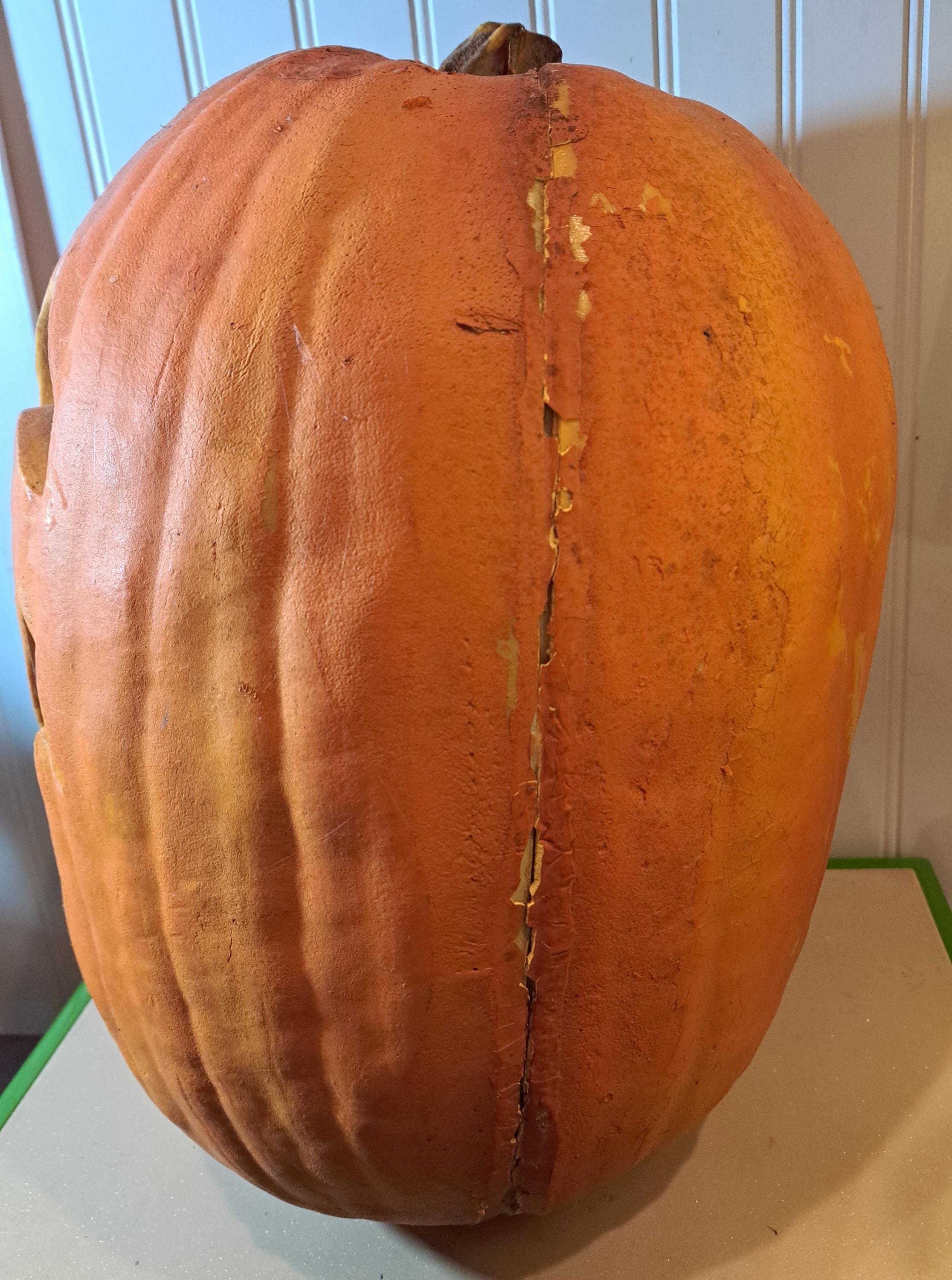 1993 Trendmasters Blow Mold Foam Pumpkin JOL - Etsy