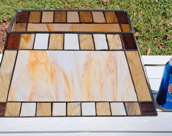 Mission Style Stained Glass Lamp Shade