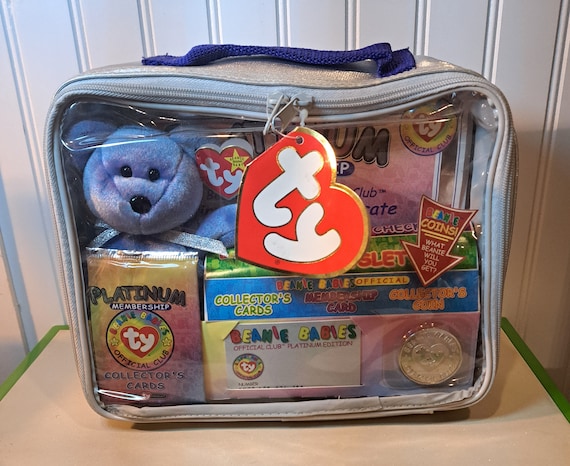 1999 TY Beanie Babies Official Club Platinum Edition Membership