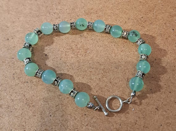 Rosary Jade Beaded Bracelet