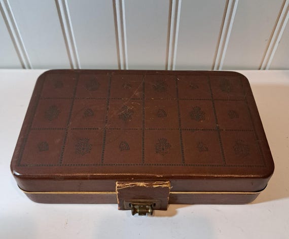 Vintage Shields Valet Cufflink/Jewelry Box