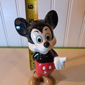Disney Ceramic Mickey Mouse Figurine image 6