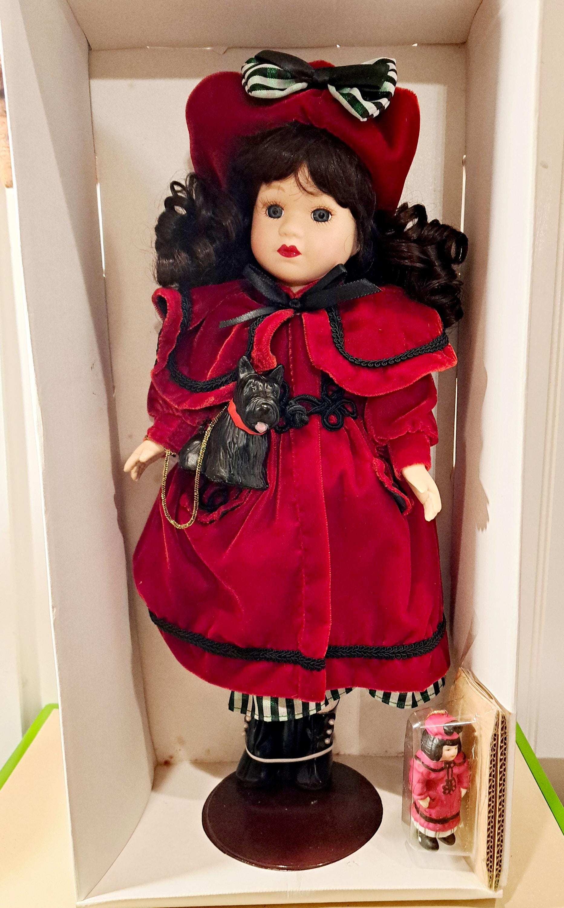 Muñeca Mattie de porcelana de colección victoriana de edición limitada de 1995