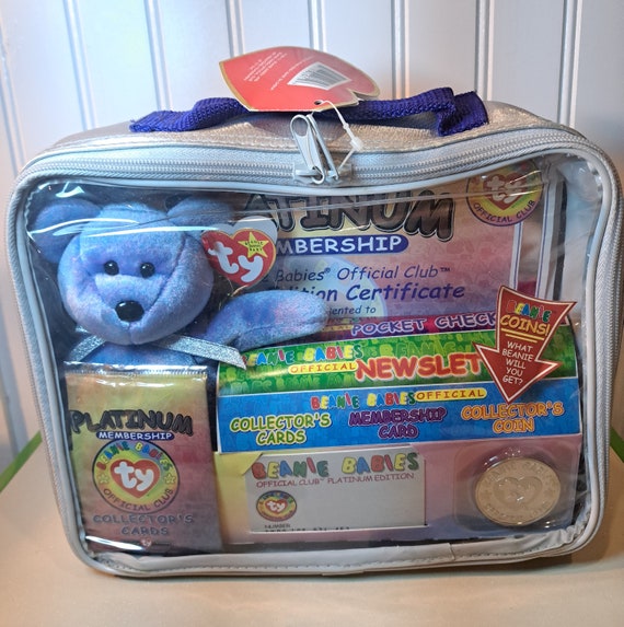 1999 TY Beanie Babies Official Club Platinum Edition Membership