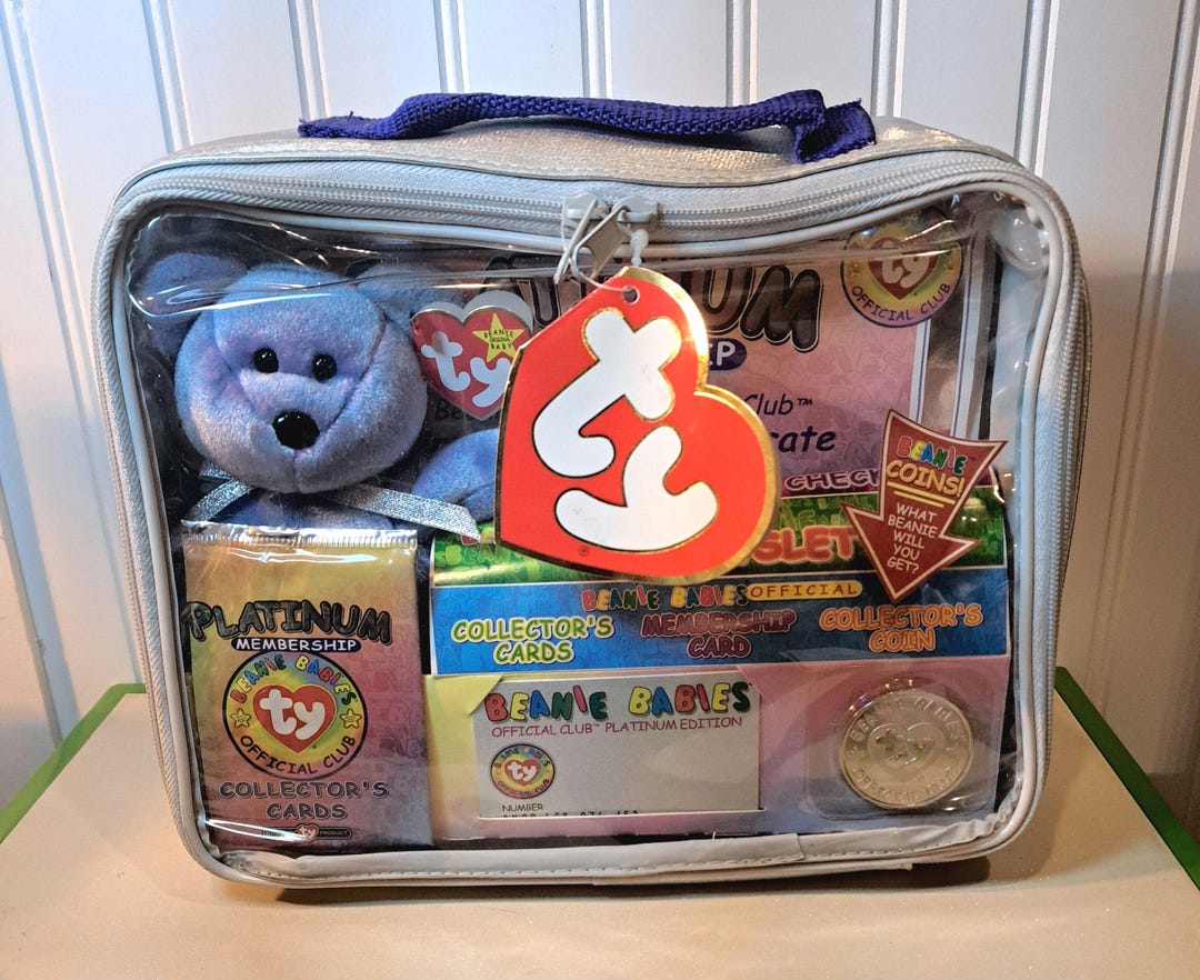 1999 TY Beanie Babies Official Club Platinum Edition Membership