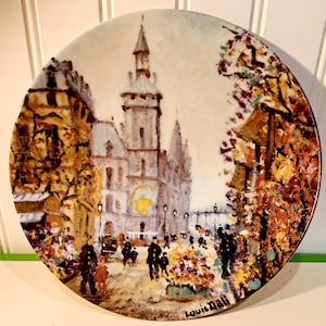 1981 Limoges Limited Edition France &quot;Sites of Paris&quot; Collectors Plate