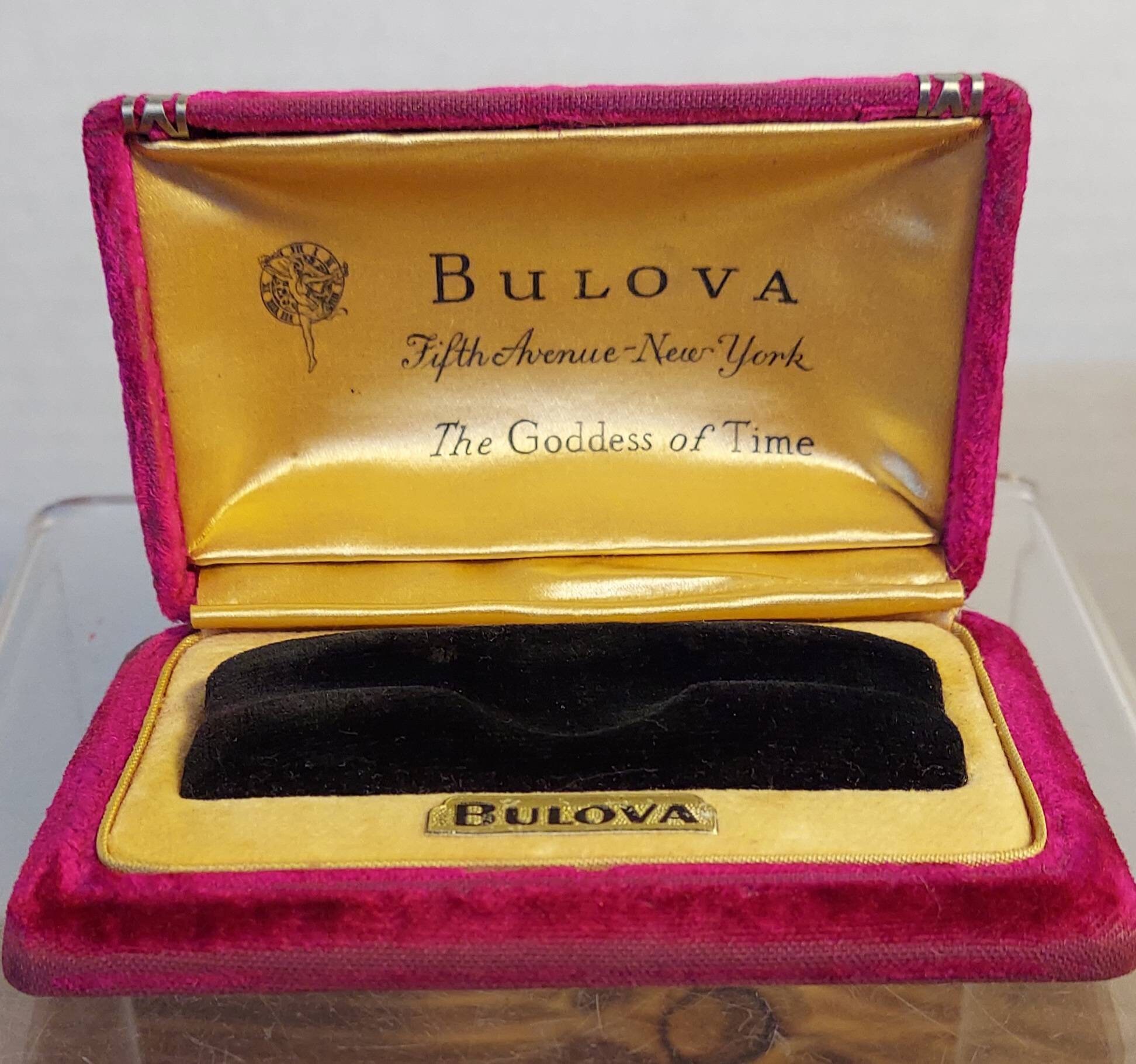 1930s Bulova Watch Presentation Box Etsy
