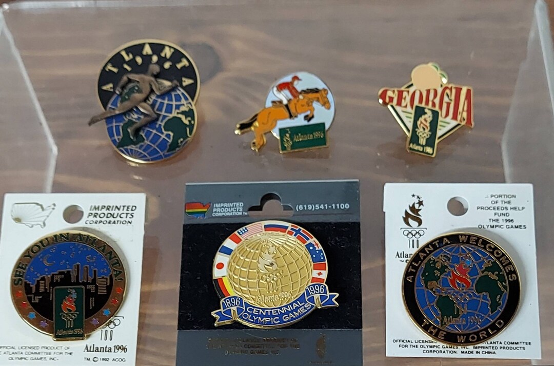 1996 Atlanta Olympics Pins - Etsy