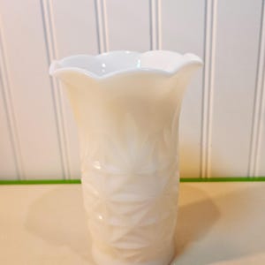 Anchor Hocking Milk Glass Vase