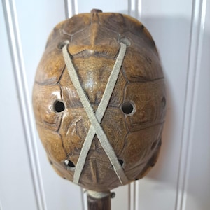 Native American Ceremonial Turtle Shell Rattle