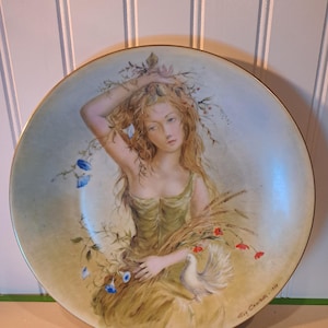 1978 Guy Cambier Summer Girl D&#39;arceau Haviland Limoges &quot;La Jeune Fille D&#39;Ete&quot; Art Plate