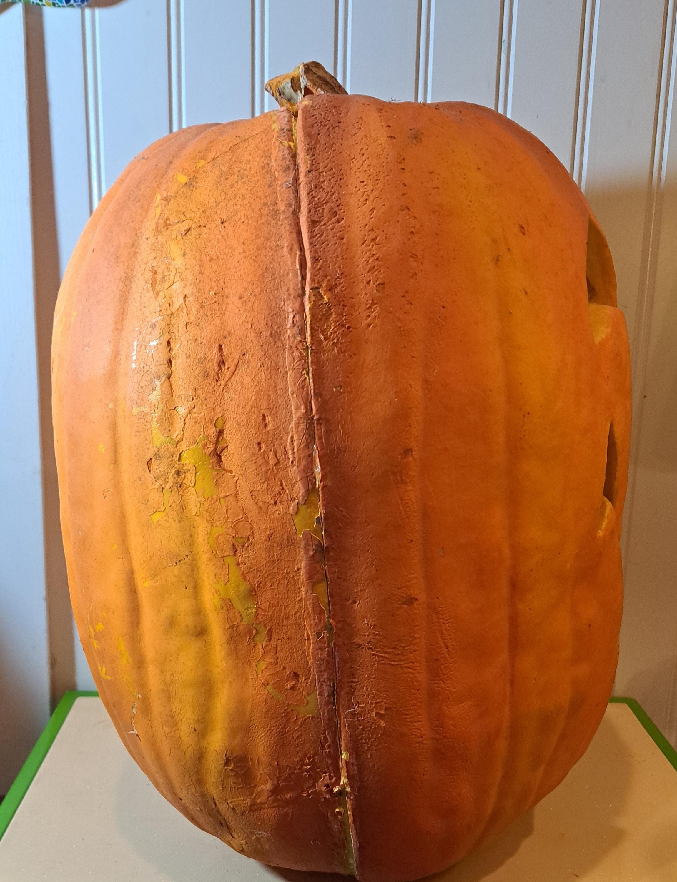 1993 Trendmasters Blow Mold Foam Pumpkin JOL - Etsy