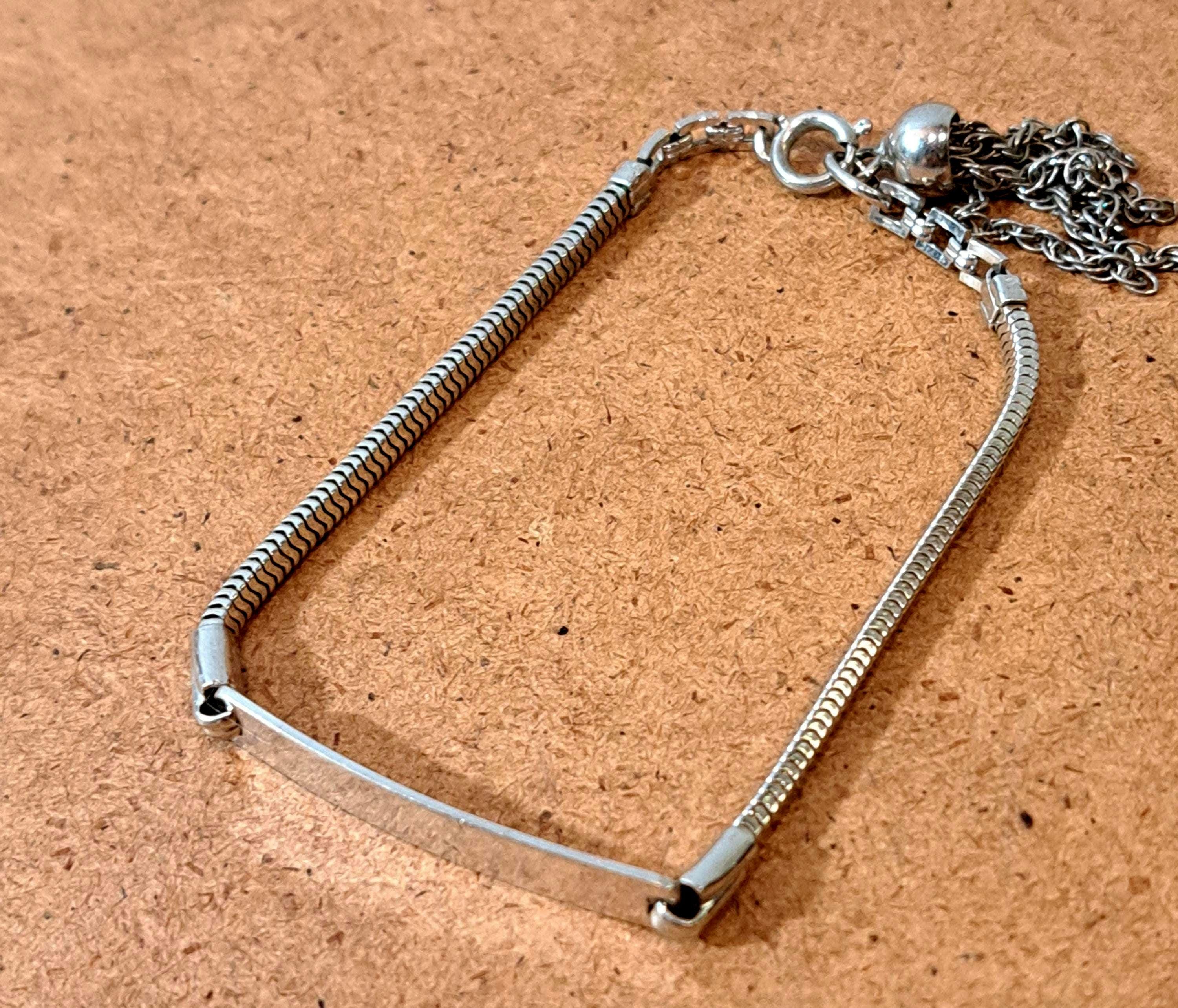 Elco Sterling Id Bracelet - Etsy
