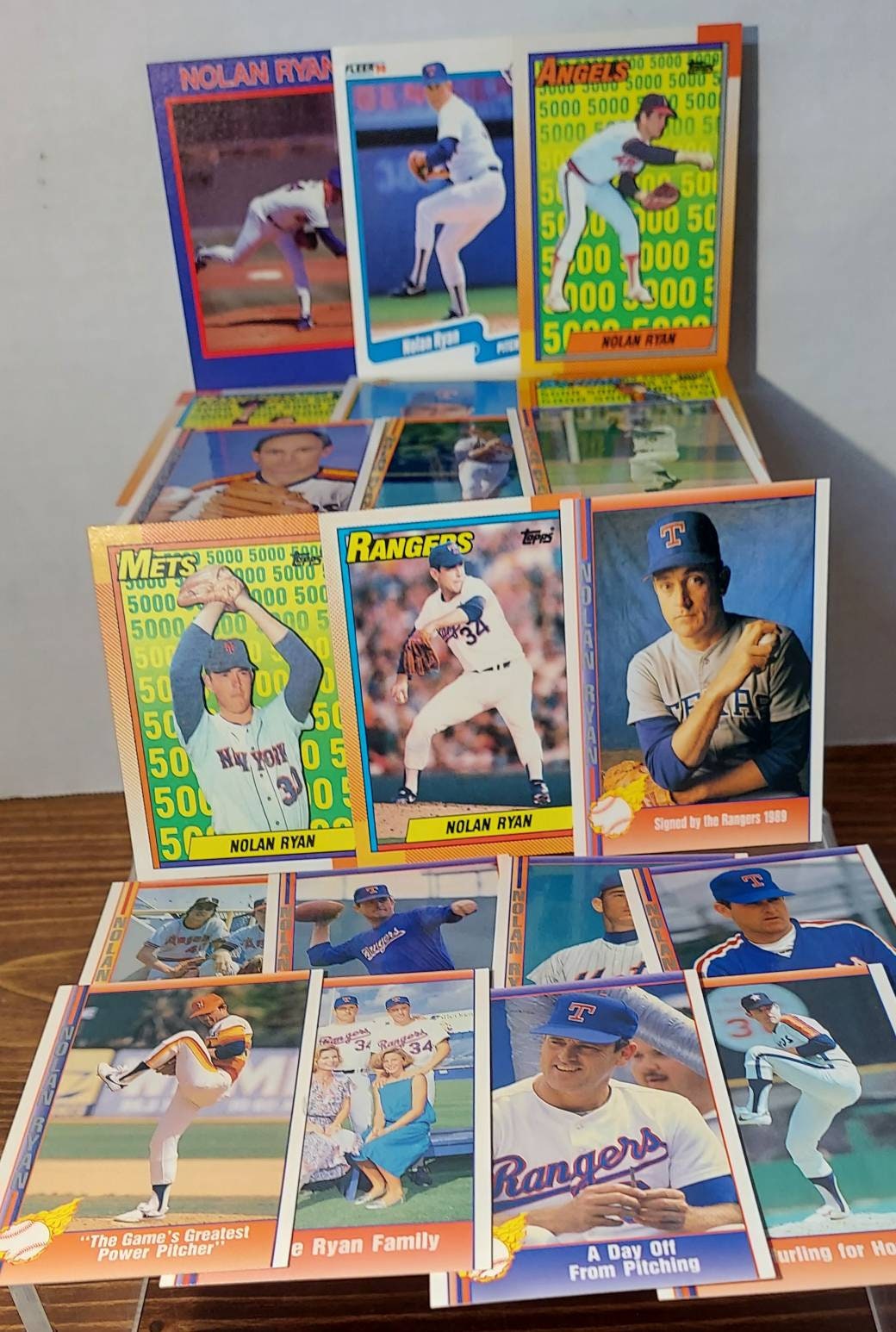 Nolan Ryan Baseball Card Lot 