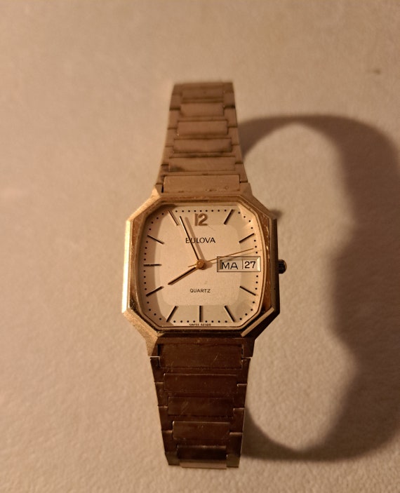 Mens 1983 Bulova Watch Etsy