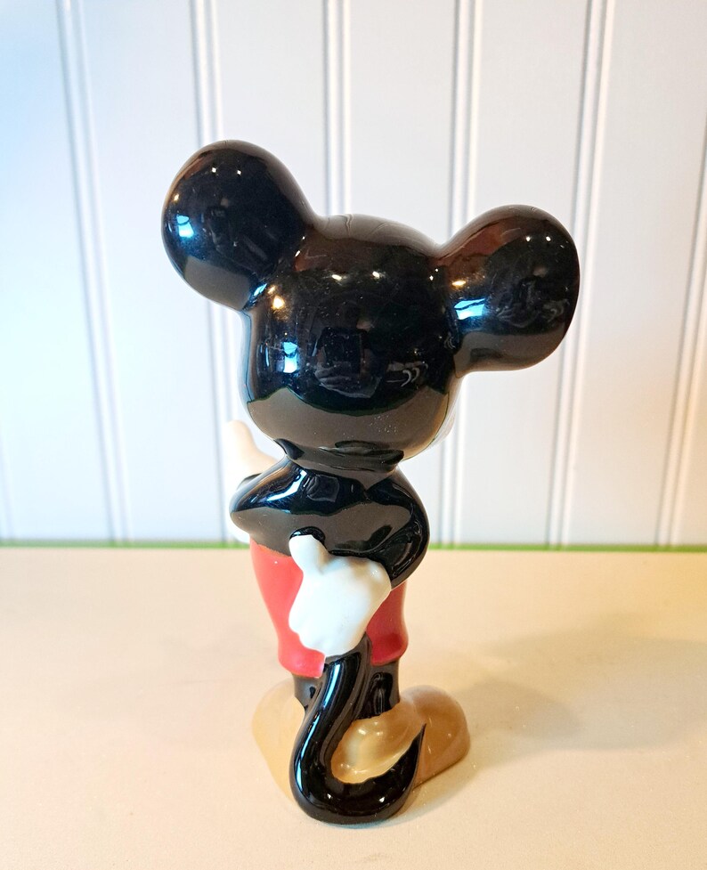 Disney Ceramic Mickey Mouse Figurine image 3