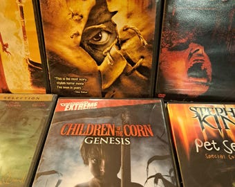 6 DVD Disc Horror Lot