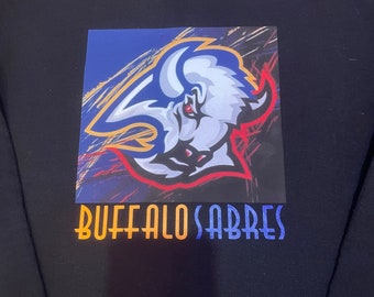 Buffalo hockey-sweater met ronde hals