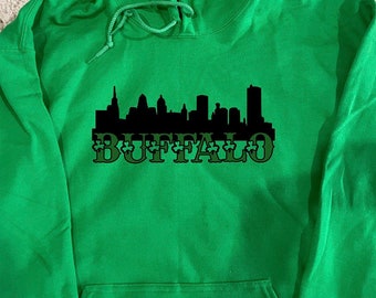 Shirt met skyline van Ierse Buffalo