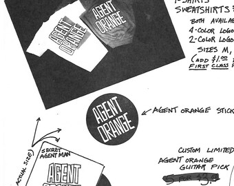 Agent Orange Band Etsy