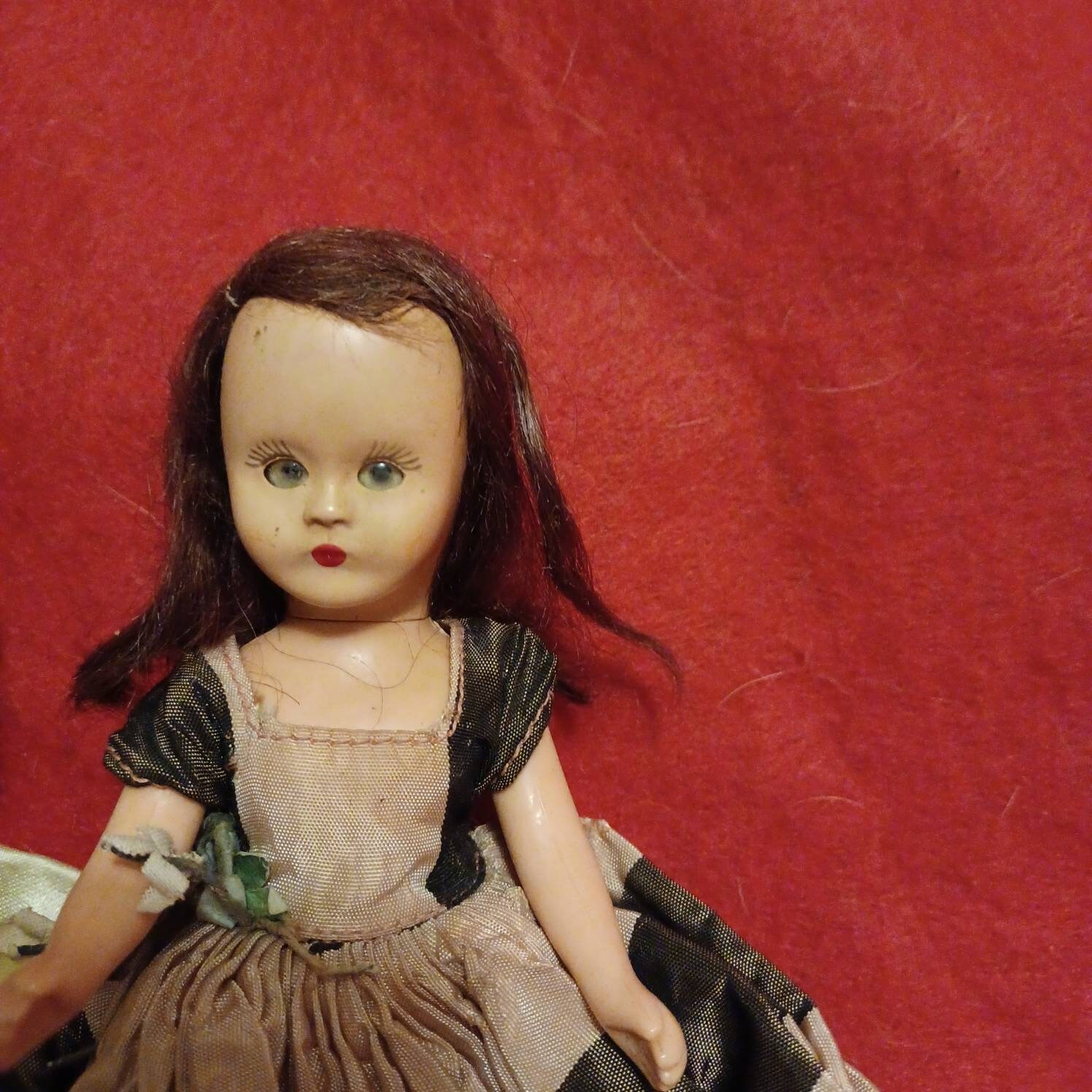 Vintage Storybook Dolls 2 Antique Decorative Dolls Eyes Open and Close