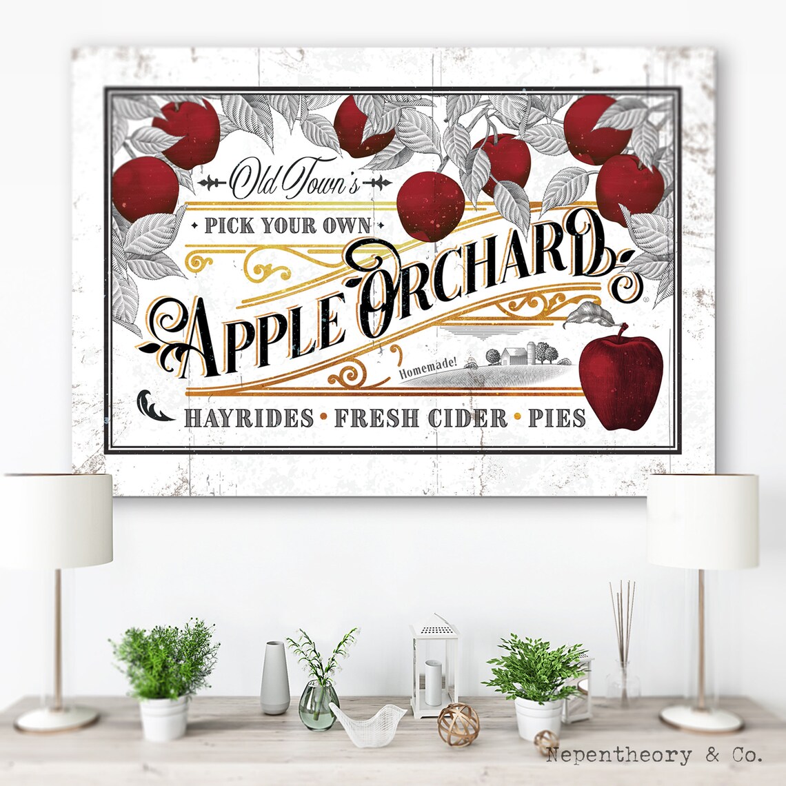 Apple Orchard Sign PRINTABLE - Etsy
