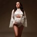 LACE MATERNITY BODYSUIT for Photoshoot | Boho Pregnancy Bodysuit Flared sleeve, Sexy Mom to Be Stretchy Maternity Lingerie, Jumpsuit 