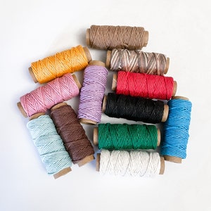 1mm Natural Hemptique Colorful Hemp Cord (29 feet)