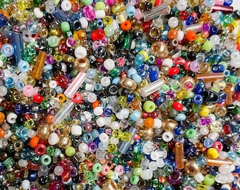 Colorful Bulk Seed Bead Variety Blend Bead Soup Assorted Colors, Sizes, and Shapes
