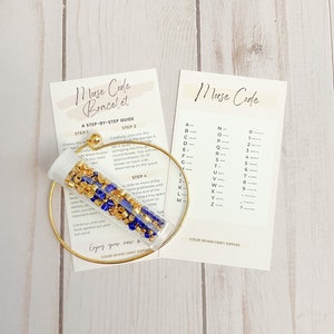  Hicarer DIY Morse Code Bracelet Making Kit, 800 Round and 800  Long Tube Spacer Beads Handmade Adjustable Bracelets Necklaces 20 Morse Code  Decoding Card and 20 Yard Twine Cord : Arts, Crafts & Sewing