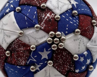 Patriotic Series 2021: Quilted Kaleidoscope Ornament