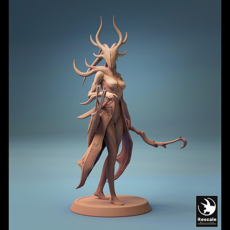 Resin Miniature Figure - Sylvan Soldier - Rescale Miniatures Stalker