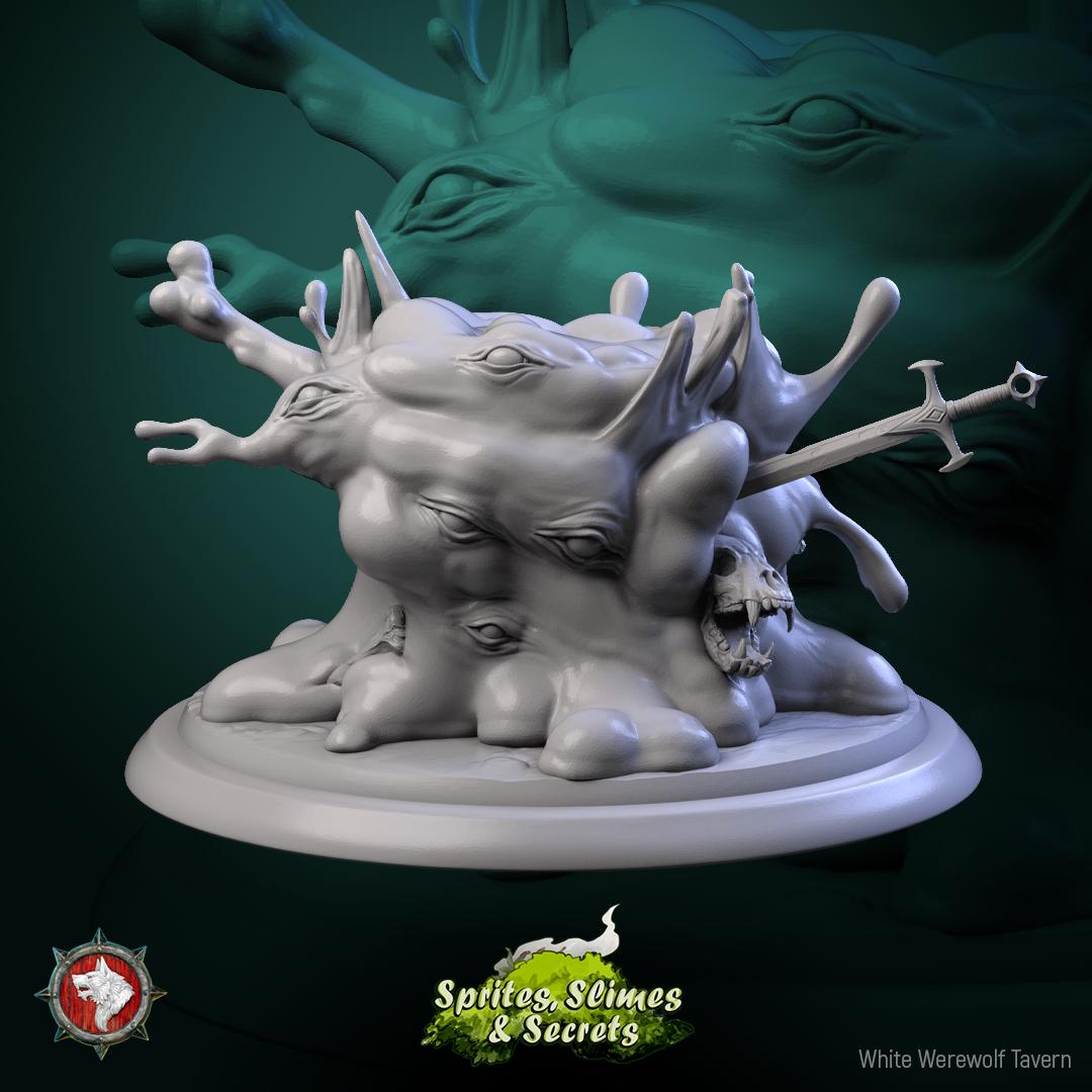 Jelly - Ooze Slime Trap Miniature for Dnd, DSA, Pathfinder