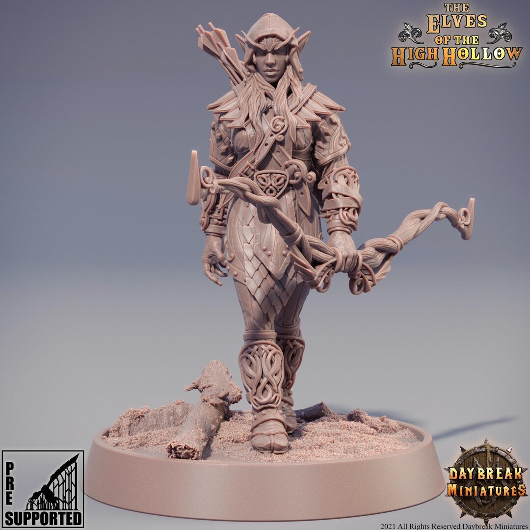 Lindulae of the Higher Branches - Elf Miniature for Dnd, DSA ...
