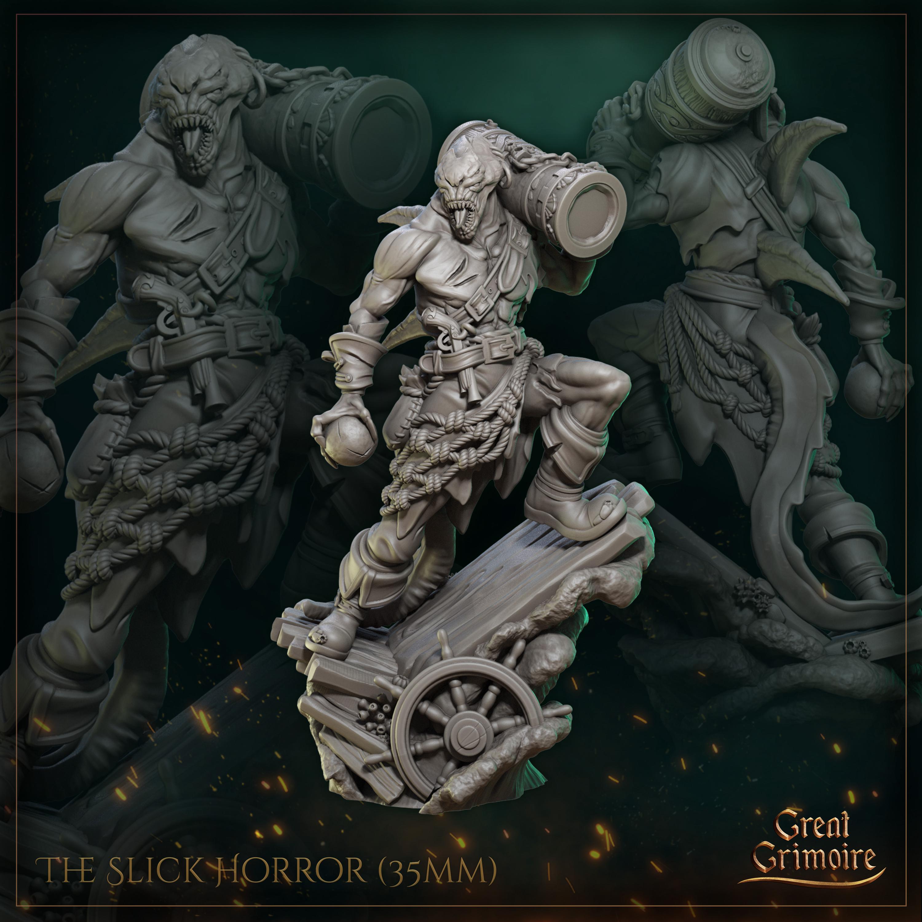 Mutant Sailor Berserker, Deep Sea Monster - the Slick Horror