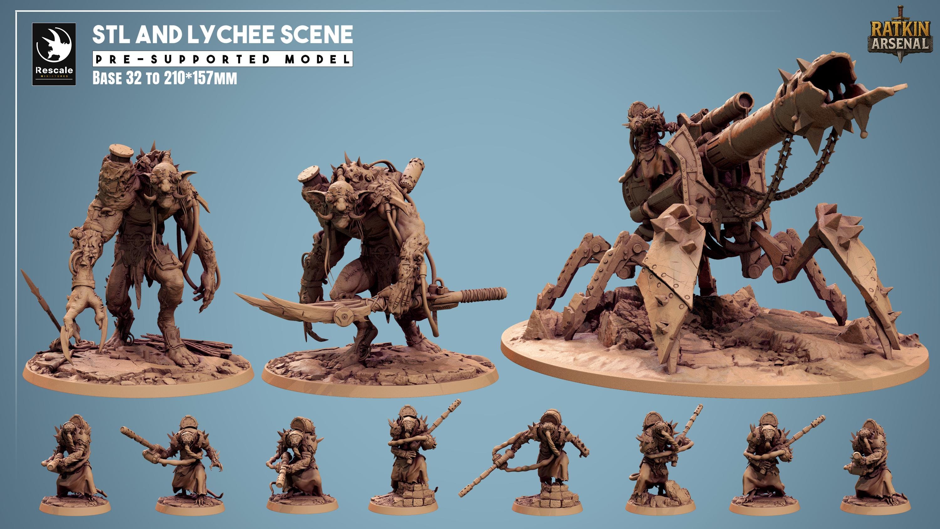 Blind Crypt Wyrm - Draconic Miniature for Dnd, DSA, Pathfinder ...