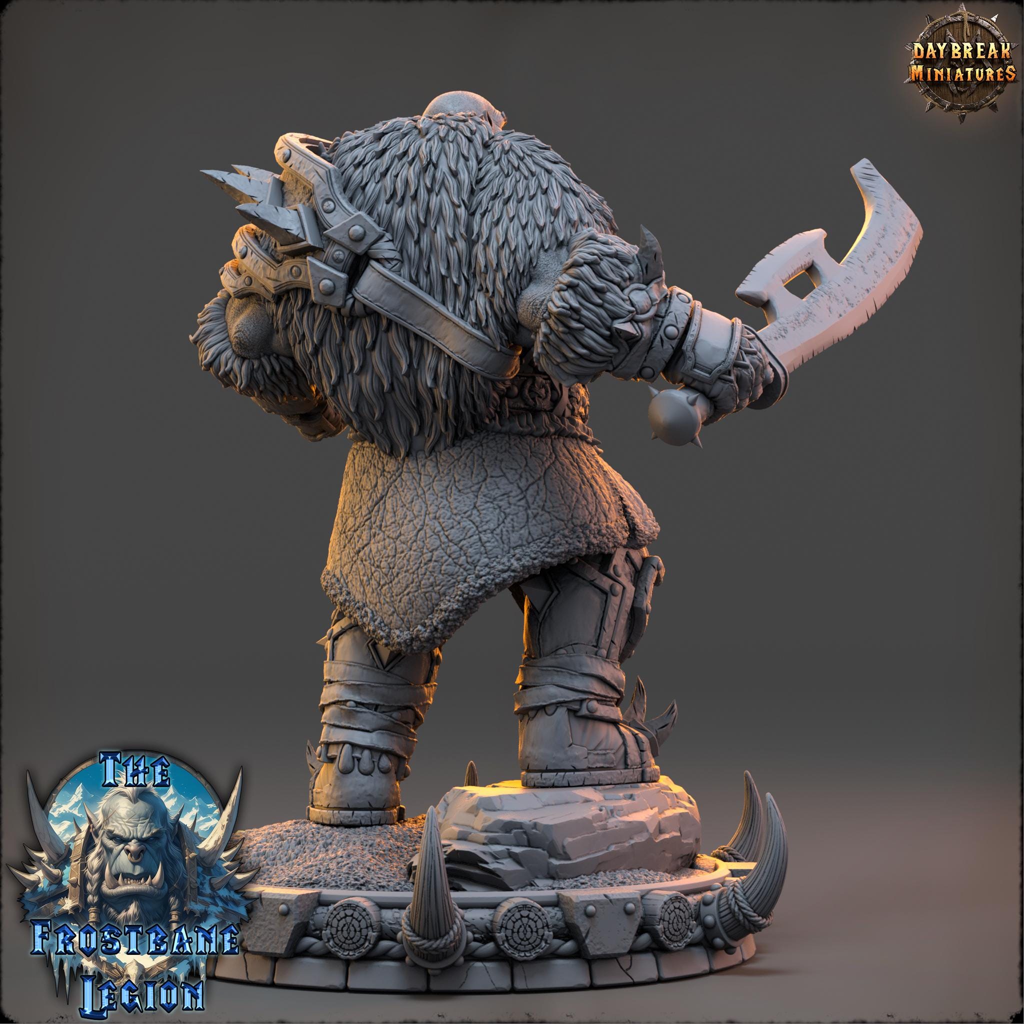 Pathfinder Ravager Guldrek the Ravager - Ogre Miniature for Dnd, DSA, Pathfinder, RPG ...