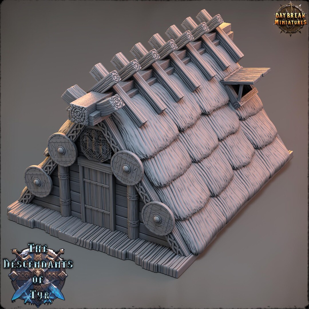 Grande maison médiévale en ruine - Fantasy Workshop 3D