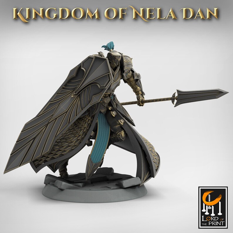 Elf Praetorian Run - Miniature for Dnd, DSA, Pathfinder - 28 Mm, 32 Mm ...