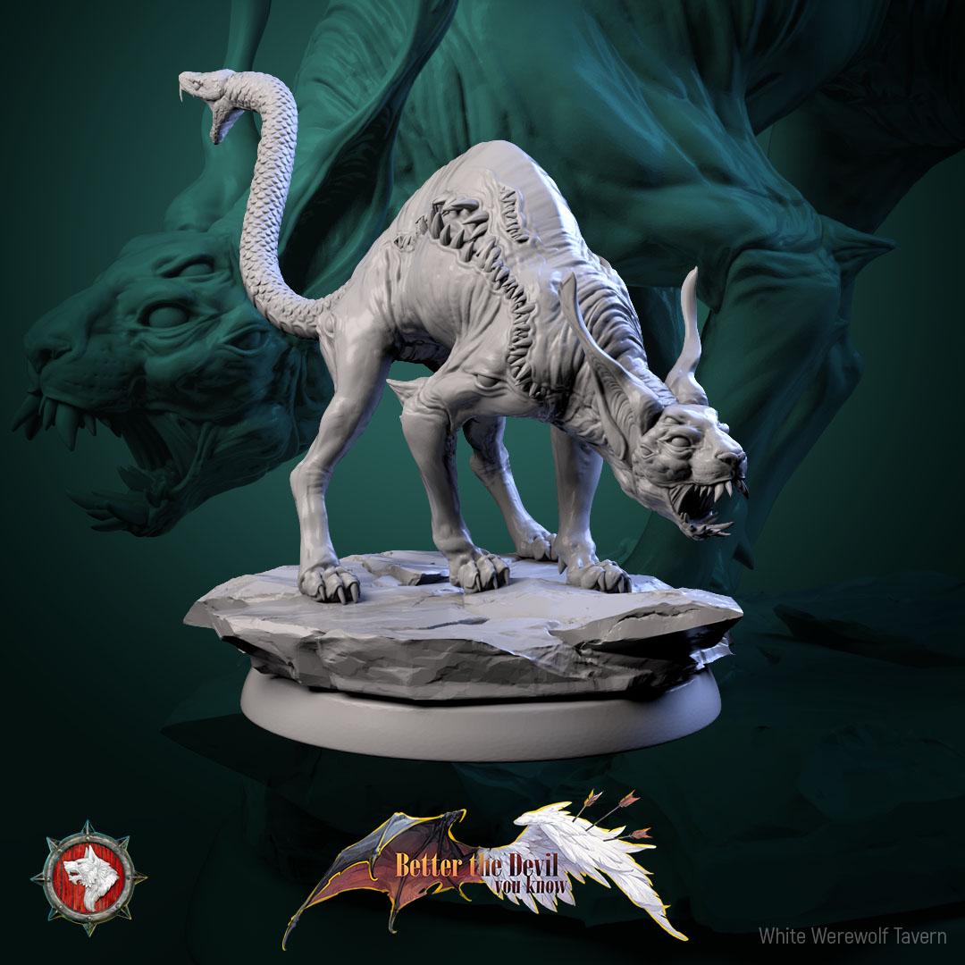 Hellcat 6 - Miniature for Dnd, DSA, Pathfinder - Figures With Base ...