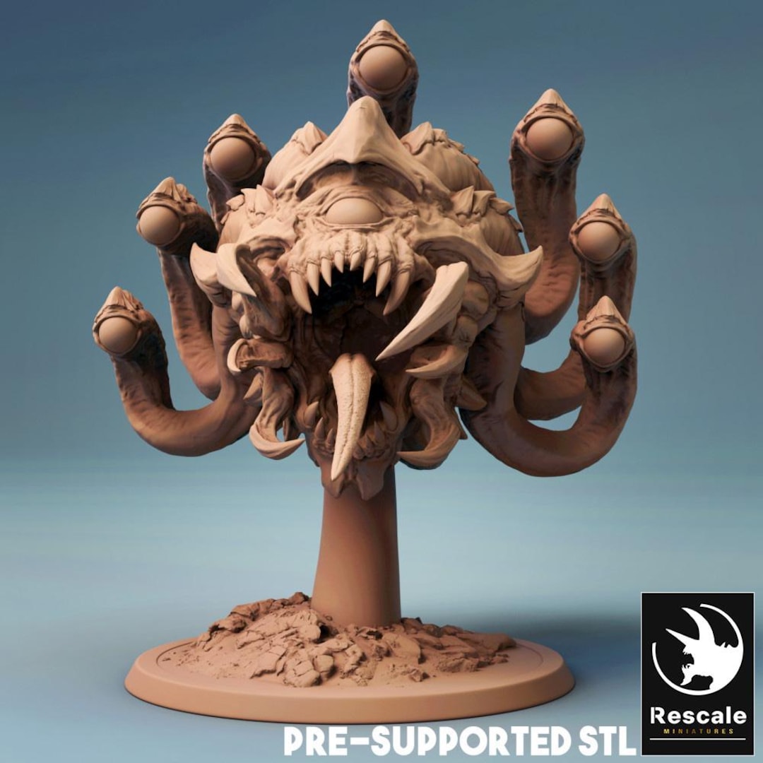 Beholder - Tabletop Dnd, DSA, Pathfinder Miniature - 28 Mm, 32 Mm, 36 ...