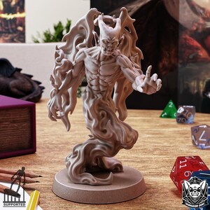 Shadow Demon A - Miniature for DnD, DSA, Pathfinder, RPG Tabletop Figure - Creature, Horn, Claws, Mist - Dungeon Dog