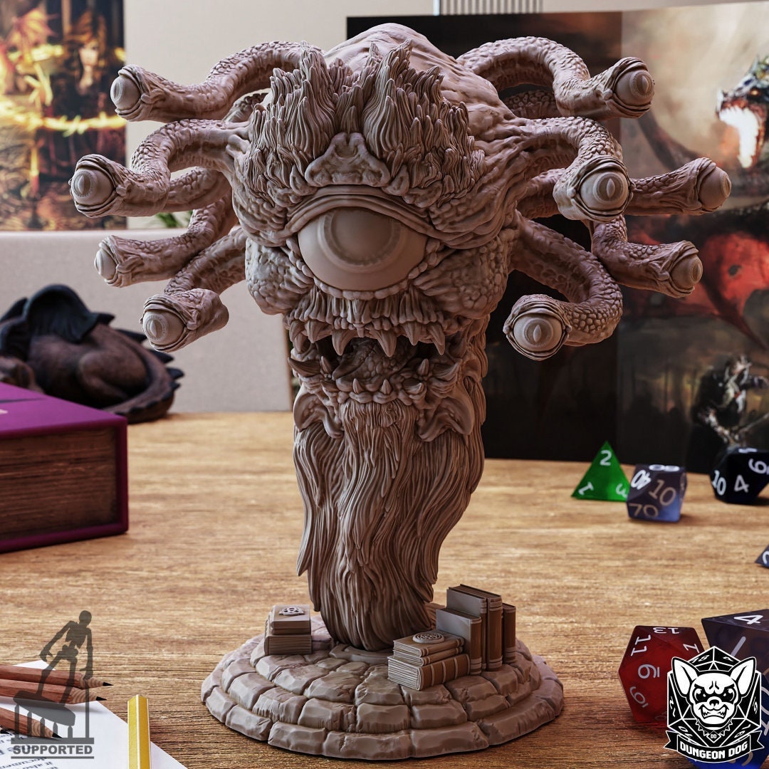 Beholder- Mage - Monstrosity Miniature for DnD, DSA, Pathfinder, RPG Tabletop Figure - Dungeon Dog