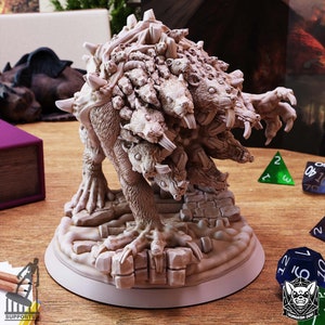 Rat King - Resin Miniature - Tabletop DnD DSA and RPG Miniature - 28 mm, 32 mm, 36 mm Figure with Base - Dungeon Dog