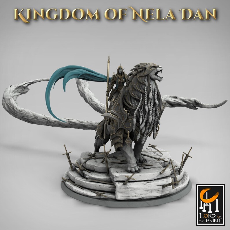 Protector Queen - Miniature for Dnd, DSA, Pathfinder - 28 Mm, 32 Mm ...